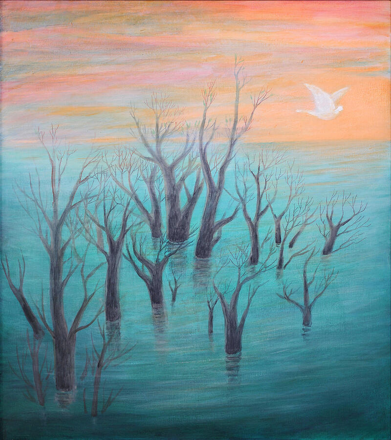 Dove Painting by Ninetta Sombart Dove Painting by Ninetta Sombart