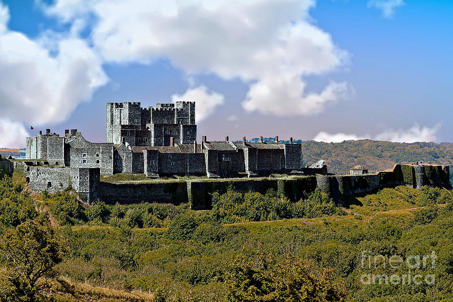 Dover Castle Photograph by Richard Denyer