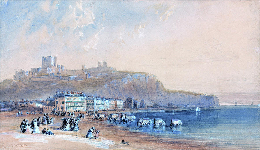 David Cox Painting - Dover - Digital Remastered Edition by David Cox