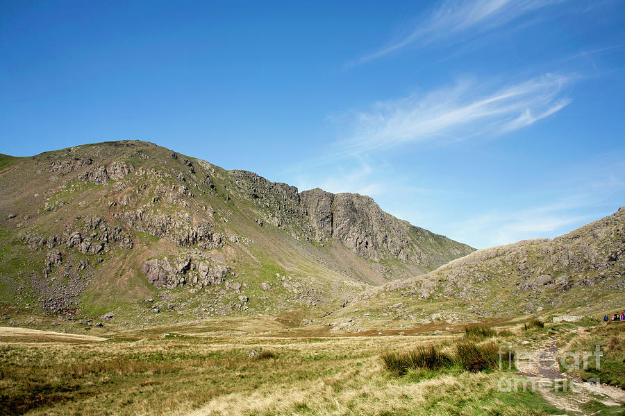 Dow Crag from the Walna Scar Road Coniston The Lake District Cumbria ...