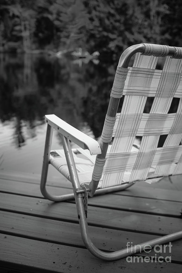 Chair Photograph - Down by the River by Edward Fielding