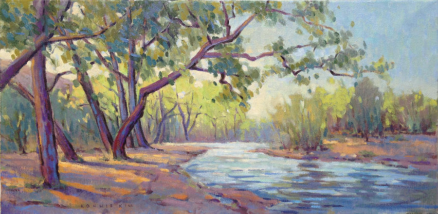 Down by the River Painting by Konnie Kim
