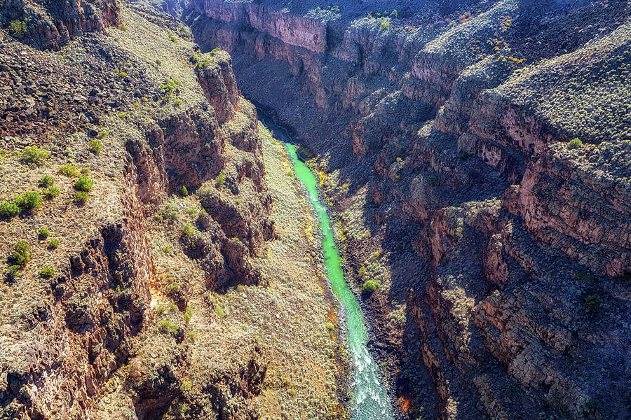 Down in the Rio Grande Gorge Photograph by Susan Rissi Tregoning