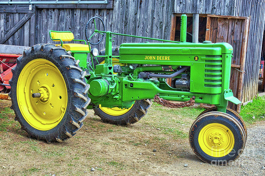 Down on the Farm John Deere Tractor Photograph by Randy Steele | Fine ...