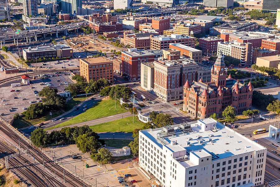 Down town Dallas and Dealey Plaza Photograph by F11photo
