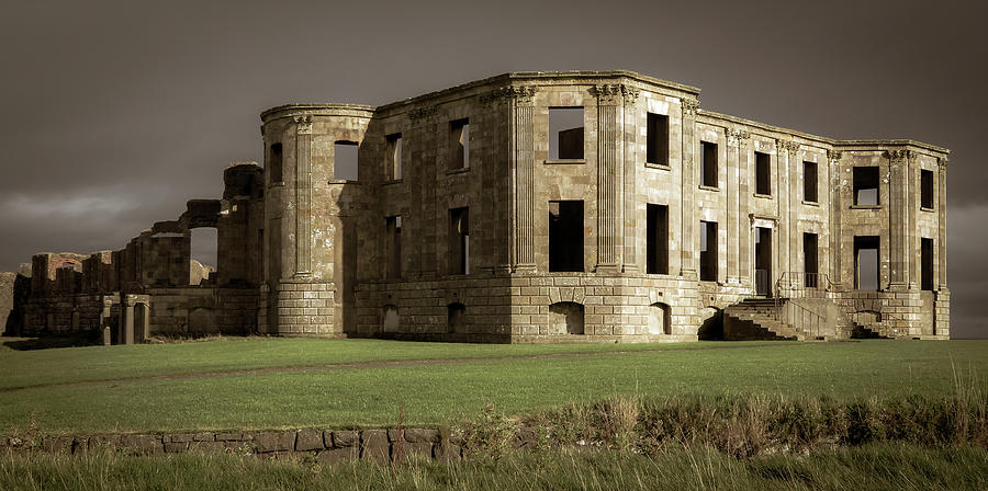 Downhill Demesne Antiqued Image Photograph by Vicky Edgerly