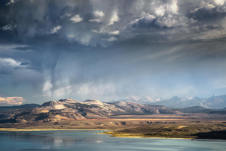 Downpour over Crater Mountain Photograph by Alexander Kunz