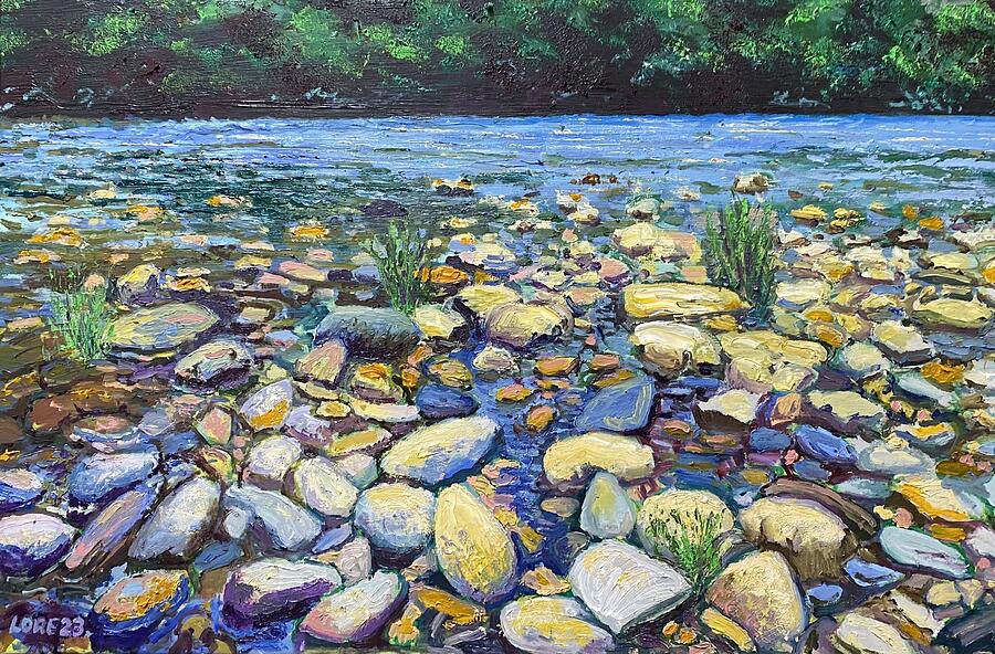 Downstream Painting by Mark Lore