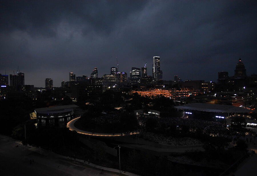 Downtown Austin During the Totality of the Solar Eclipse Digital Art by ...