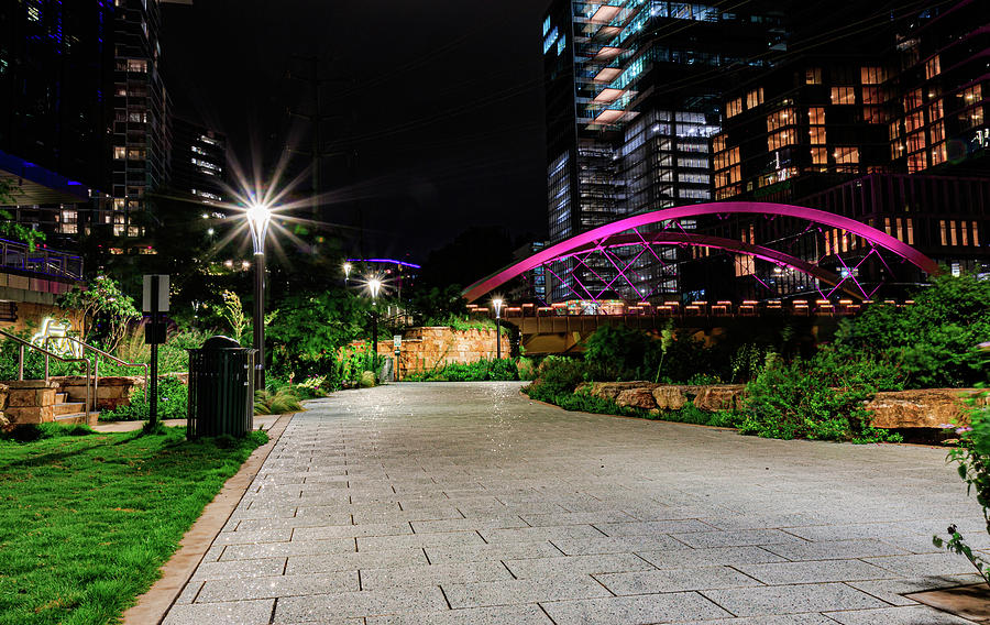 Downtown Austin Texas Shoal Creek Trail Photograph by David Ilzhoefer