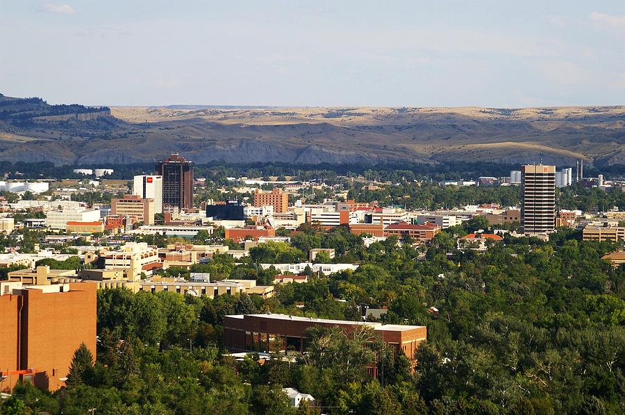 Downtown Billings, Montana Photograph by Ron Reiring