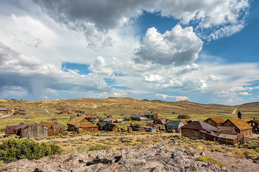 Downtown Bodie Photograph by Ron Long Ltd Photography