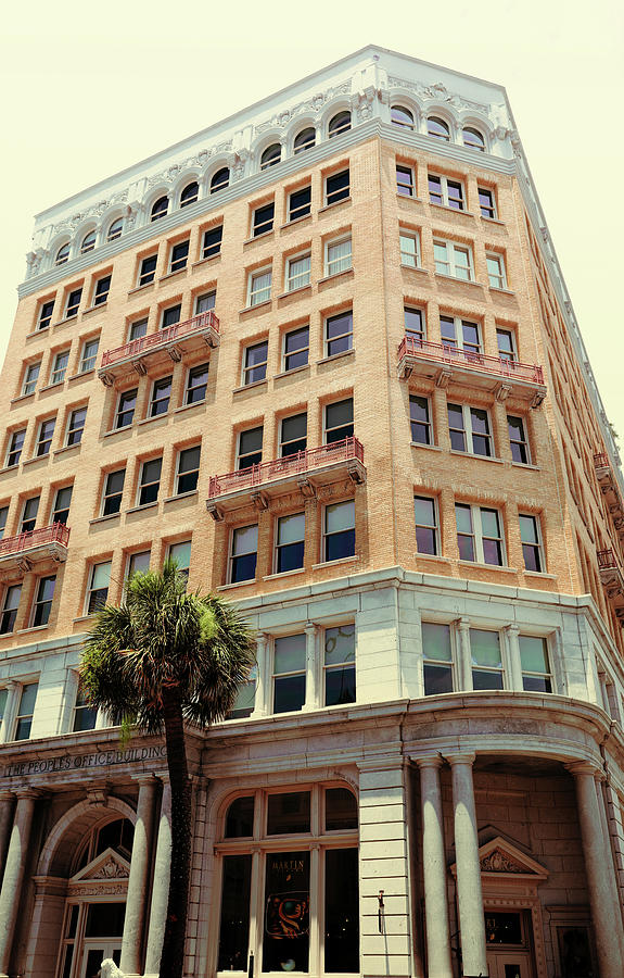 Downtown Charleston Building Photograph by Dan Sproul