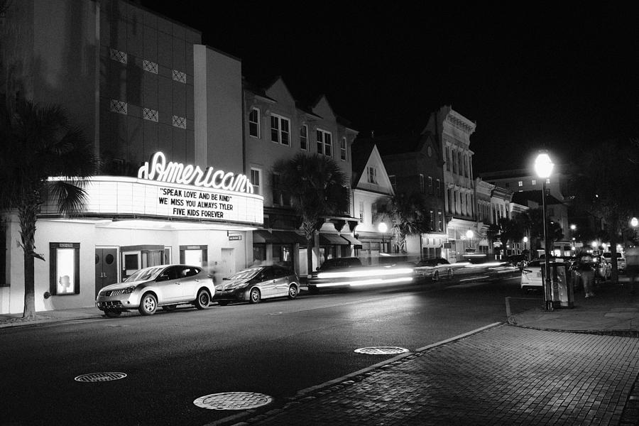 Downtown Charleston SC At Night Photograph by Doug Ash