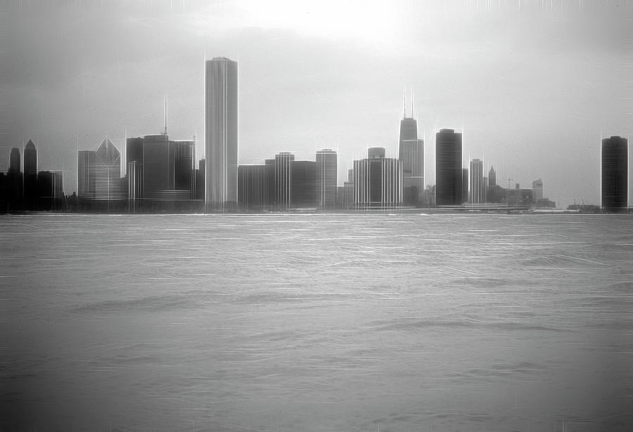 Downtown Chicago Skyline Photograph