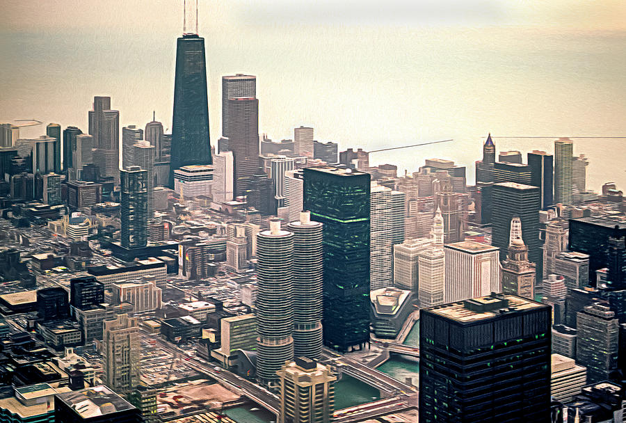 Downtown Chicago View Photograph