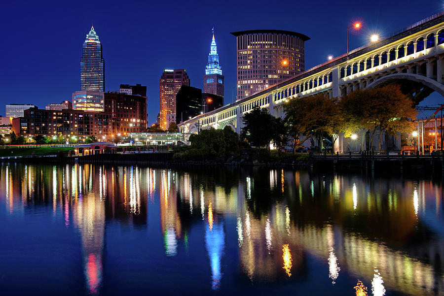 Downtown Cleveland  Photograph by Rosette Doyle