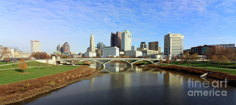 Downtown Columbus Skyline  5035 Photograph by Jack Schultz