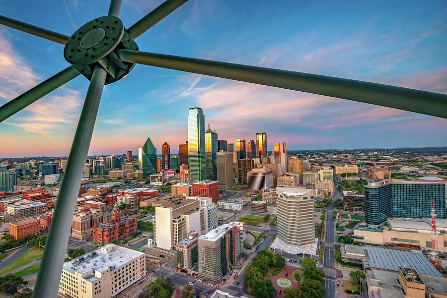 Downtown Dallas Texas City Landscape Photograph by Gregory Ballos