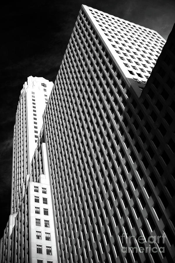 Downtown Dimensions in Lower Manhattan Photograph by John Rizzuto