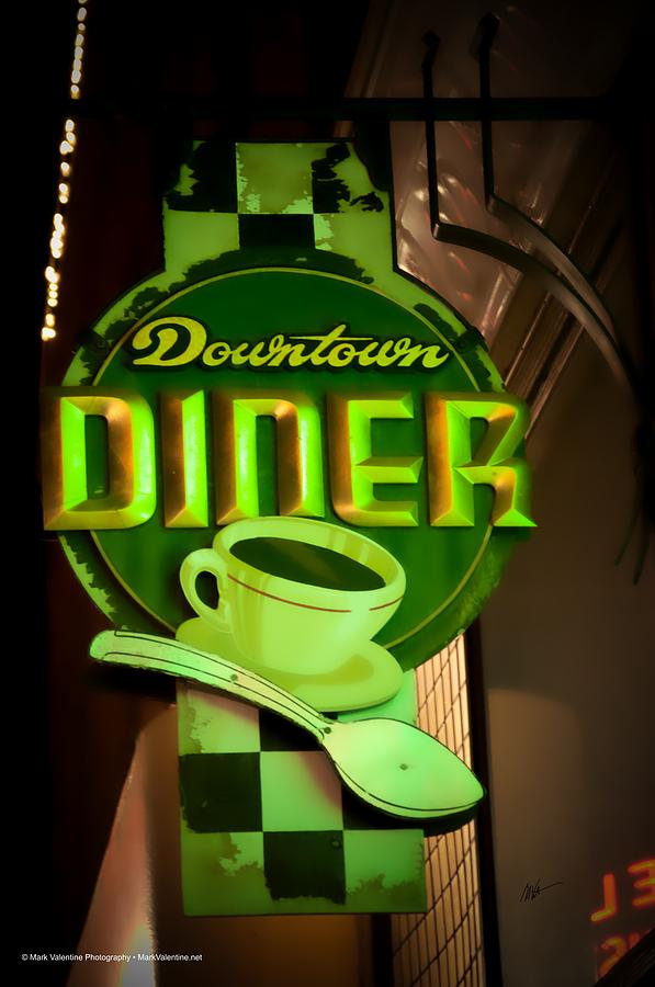 Downtown Diner Route 66 Arizona Photograph by Mark Valentine