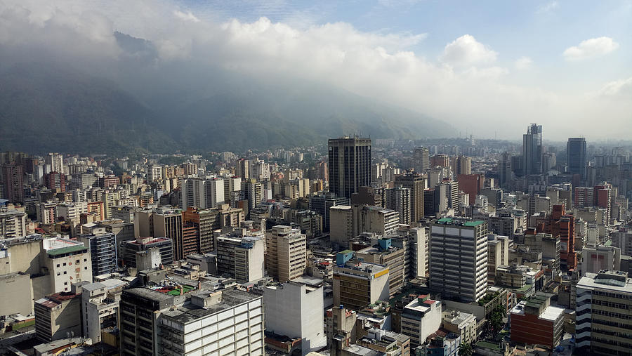 Downtown District and Skyline-Caracas, Venezuela Photograph by Elizabeth Fernandez