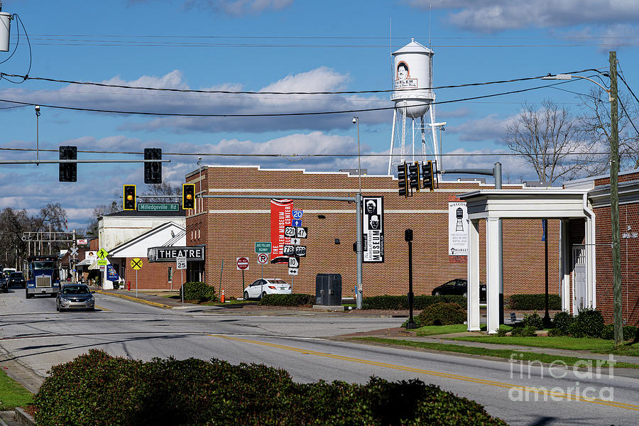 Downtown Harlem GA Photograph by The Photourist Pixels