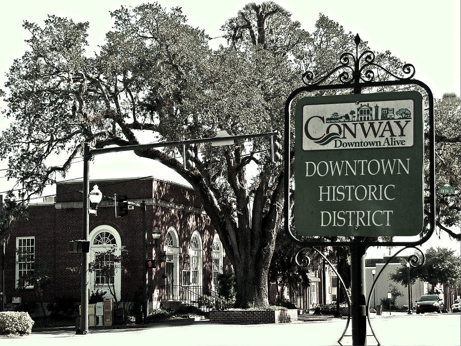 Downtown Historic Distric Conway SC Photograph by Joey OConnor Photography