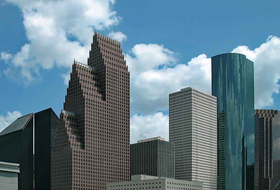 Houston Landmarks Photograph by Connie Fox