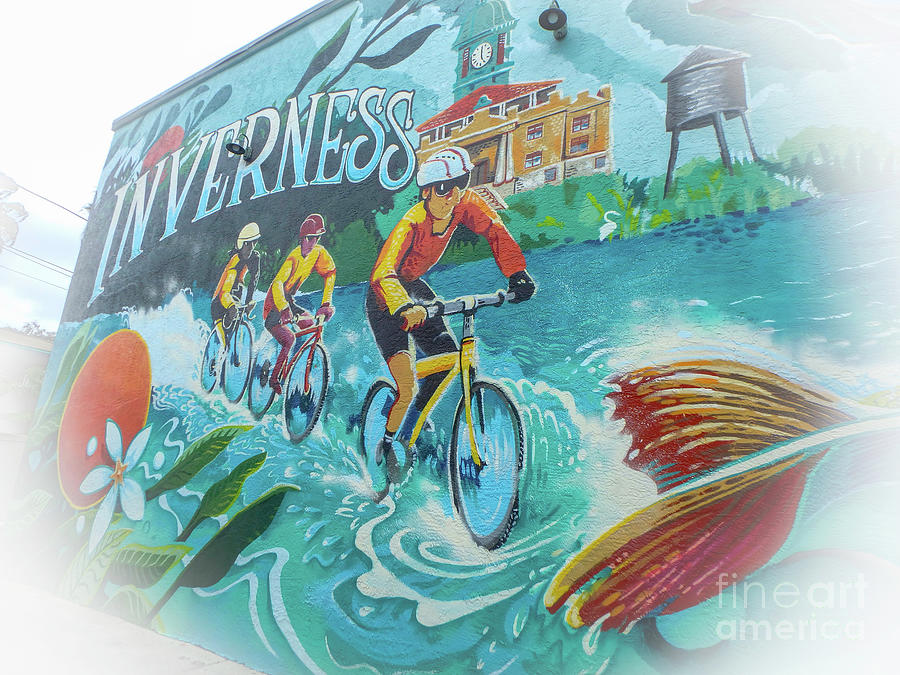 Downtown Inverness Mural Photograph by Judy Hall-Folde - Pixels