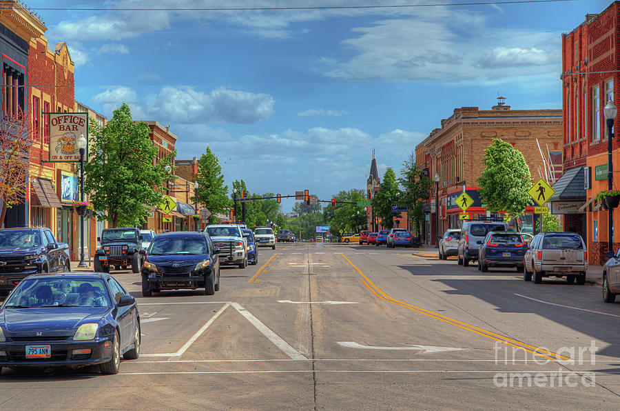 Downtown Jamestown North Dakota Photograph by Larry Braun Pixels