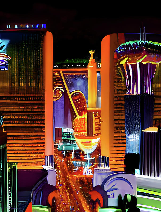 Downtown Las Vegas Fremont Street Experience At Night Digital Art By   Downtown Las Vegas Fremont Street Experience At Night Jon Baran 