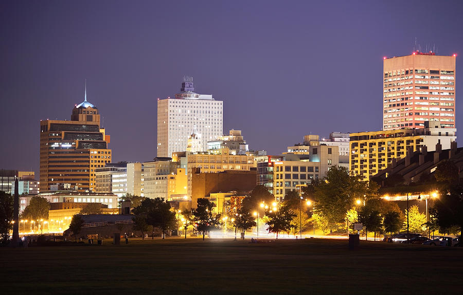 Downtown Memphis Photograph by DenisTangneyJr