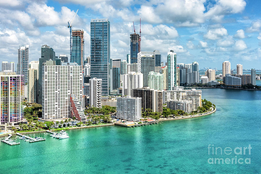 Downtown Miami Skyline Photograph by Art Wager Fine Art America