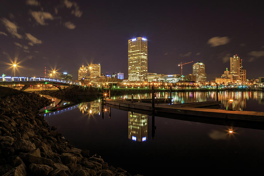 Downtown Milwaukee Photograph by Paul Schultz