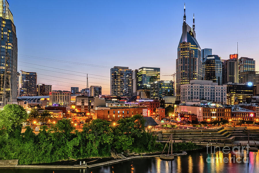 Downtown Nashville, Tennessee Photograph by Shelia Hunt