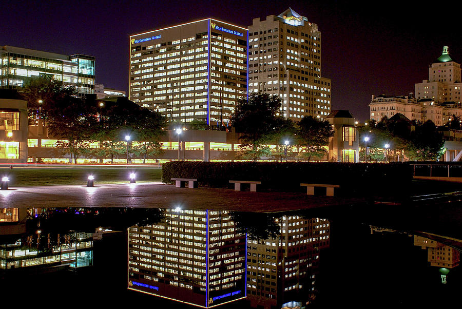 Downtown Reflections Photograph by Deb Beausoleil