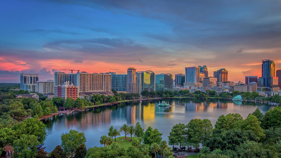 Downtown Orlando From Above Photograph by Florida Fine Art Photography ...