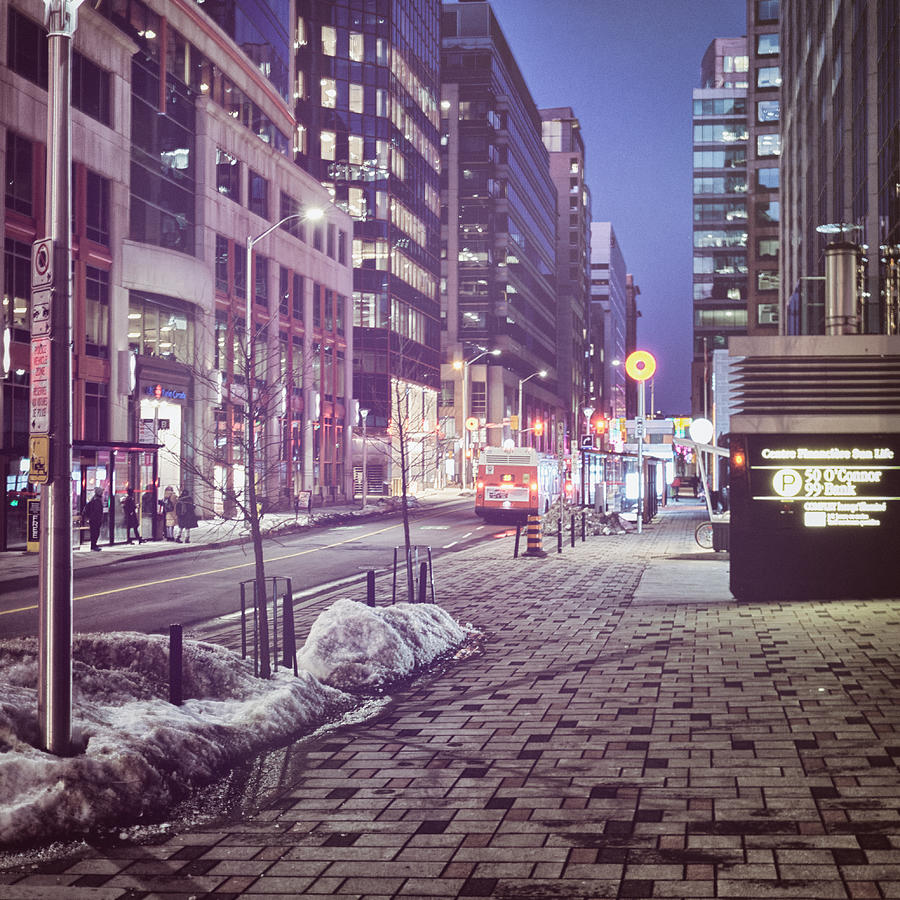 Downtown Ottawa At Night Photograph By Frederick Belin - Pixels