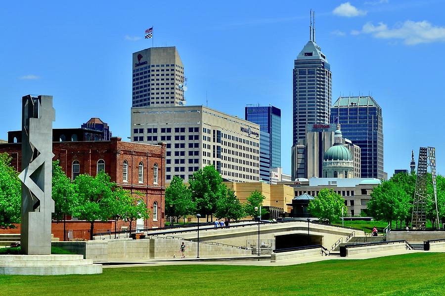 Downtown Park in Indy Photograph by Frozen in Time Fine Art Photography ...