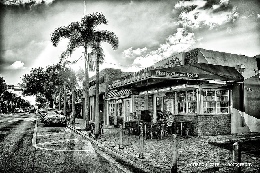 Downtown Pizza Photograph by Adriano Ficarelli