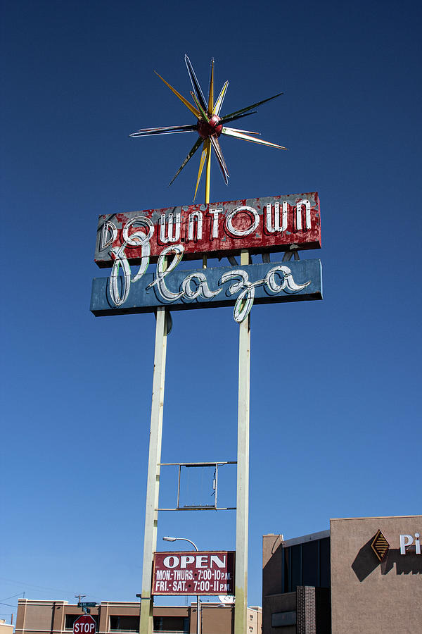 Downtown Plaza Gallup New Mexico Photograph by Matthew Bamberg