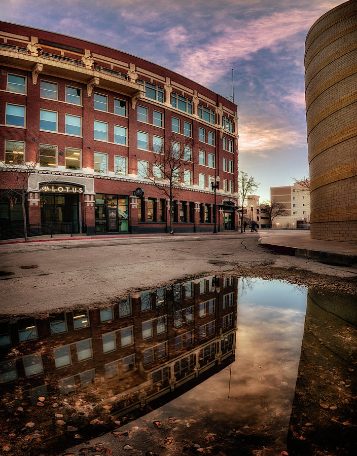 Downtown Reflection Photograph by Michael Ash