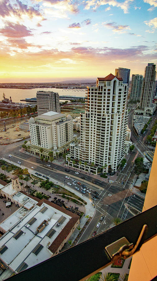 Downtown San Diego Sunset Photograph by Anthony Giammarino