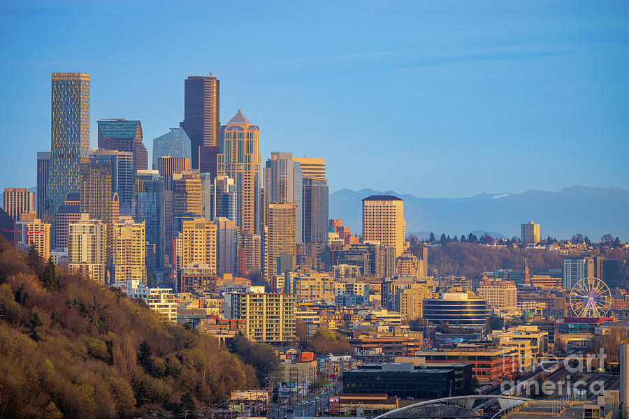 Downtown Seattle Skyline Photograph by Inge Johnsson