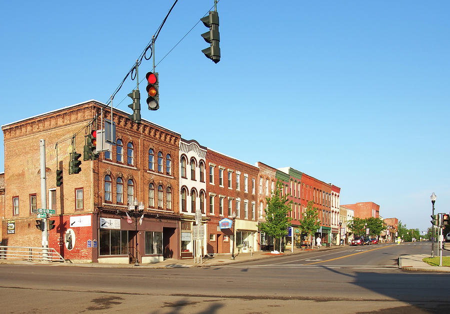 downtown Seneca Falls Photograph by Debra Millet - Fine Art America