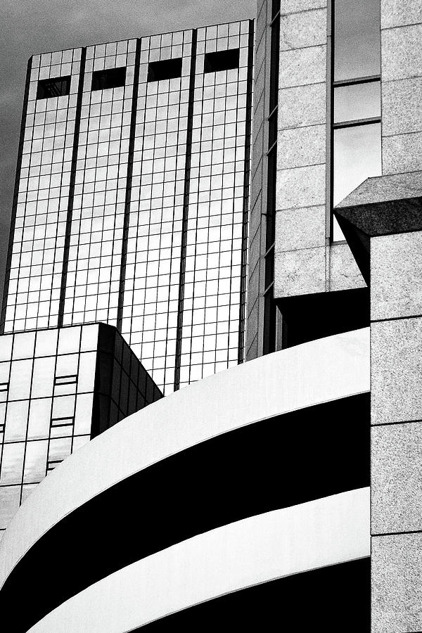 Black And White Photograph - Downtown Tampa Cityscape by Adam Cameron