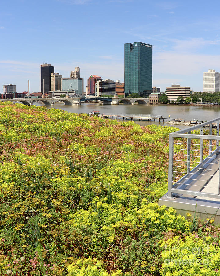 Downtown Toledo from Glass City Metropark 1807 Photograph by Jack ...