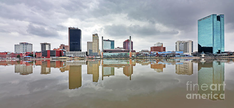 Downtown Toledo Reflections  0574 Photograph by Jack Schultz