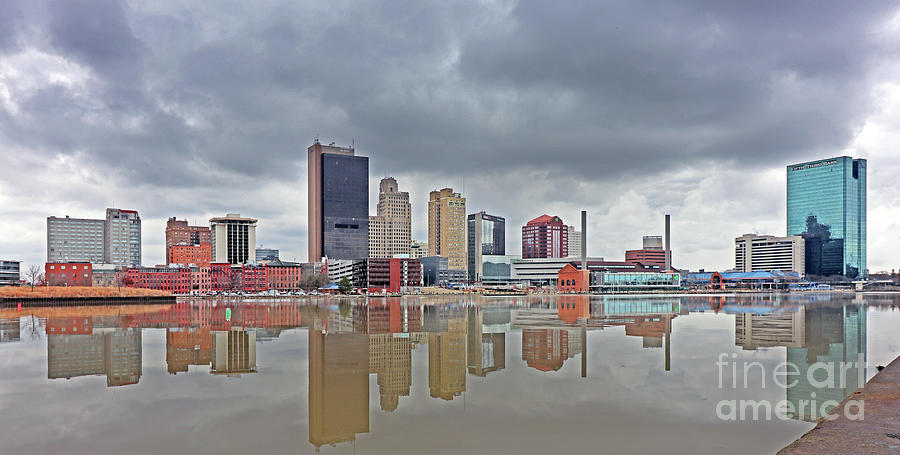 Downtown Toledo Reflections  0586 Photograph by Jack Schultz